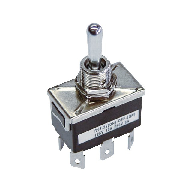 Interrupteur A Levier Metal 3 Positions Mom-off-mom 6 Bornes référence fournisseur 1244068